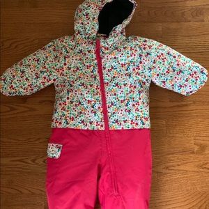 Rosy snow suit